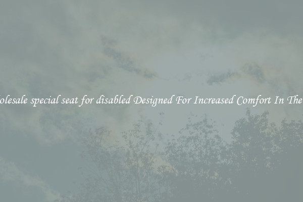 Wholesale special seat for disabled Designed For Increased Comfort In The Car