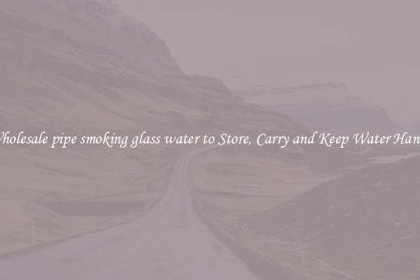 Wholesale pipe smoking glass water to Store, Carry and Keep Water Handy