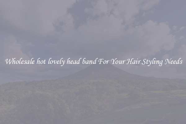 Wholesale hot lovely head band For Your Hair Styling Needs