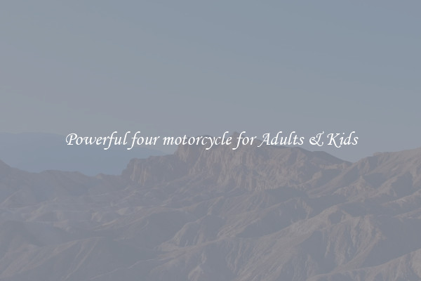 Powerful four motorcycle for Adults & Kids