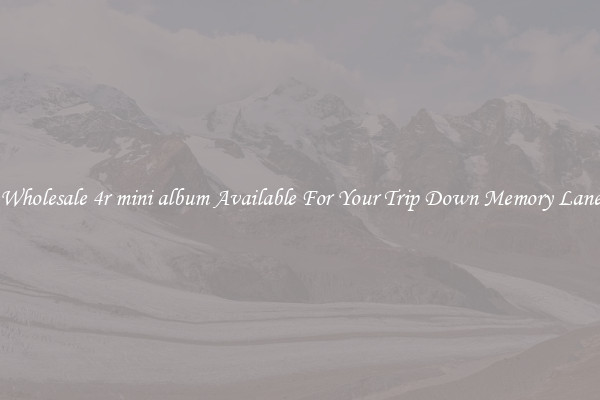 Wholesale 4r mini album Available For Your Trip Down Memory Lane