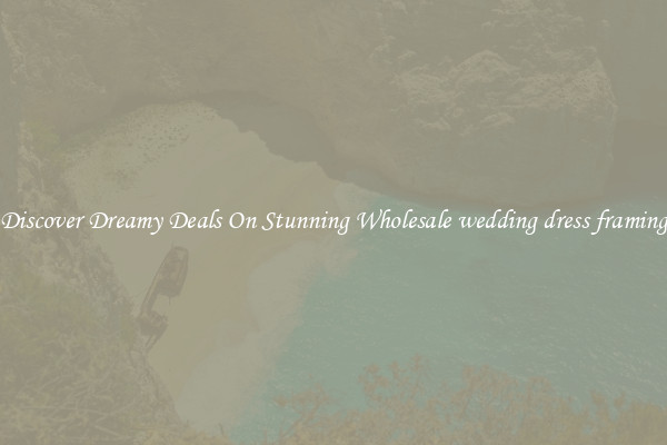 Discover Dreamy Deals On Stunning Wholesale wedding dress framing