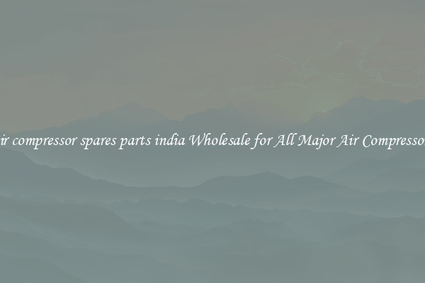 air compressor spares parts india Wholesale for All Major Air Compressors