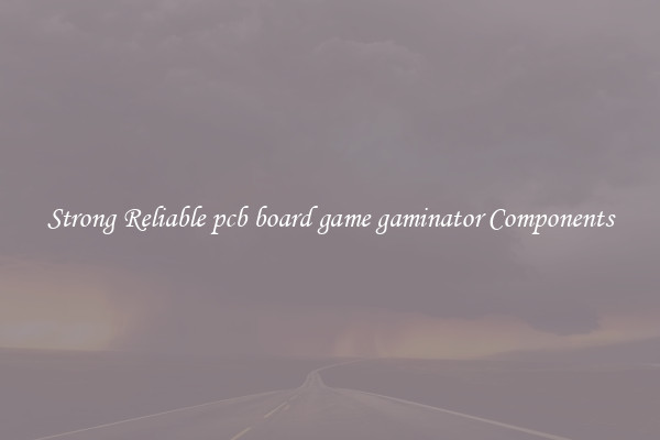 Strong Reliable pcb board game gaminator Components