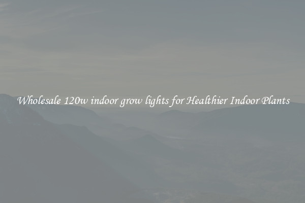 Wholesale 120w indoor grow lights for Healthier Indoor Plants