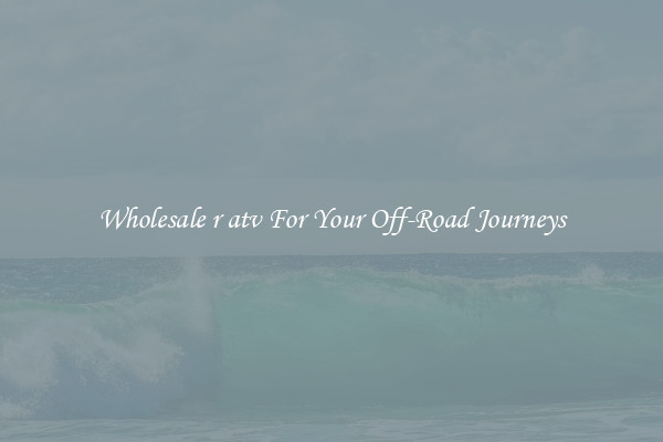 Wholesale r atv For Your Off-Road Journeys